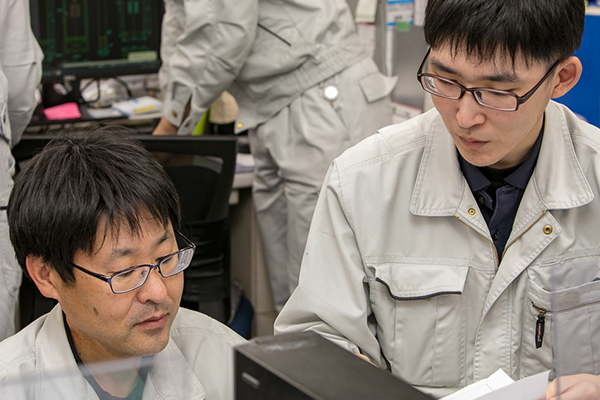 社内コミュニケーションの様子